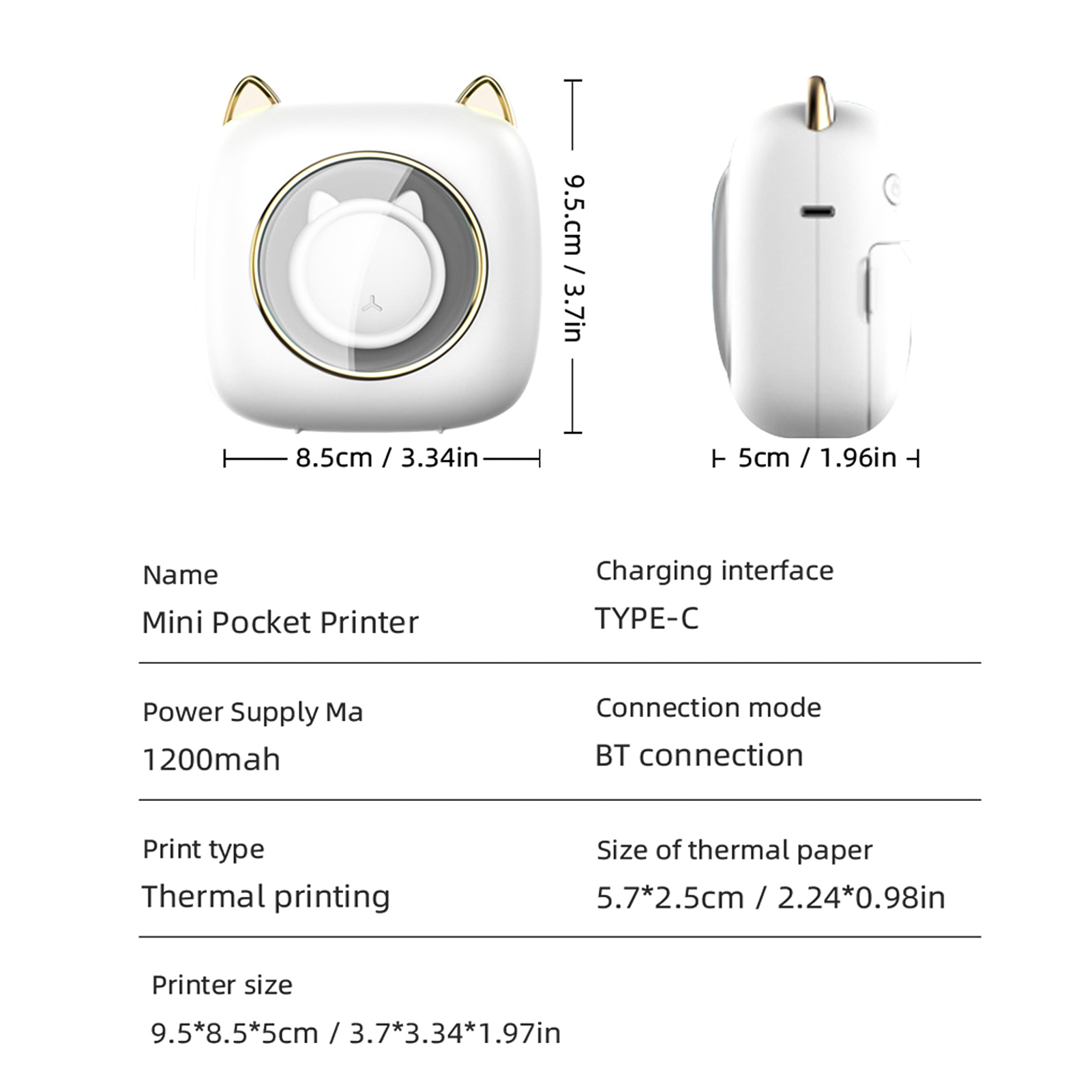 【New】C23 Portable Thermal Prin - Mini Pocket Thermal Printer Paper Roll review and price