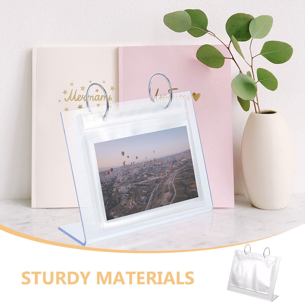 2Pcs Photo Album Acrylic Table - Clear Acrylic Book Stand Holder review and price
