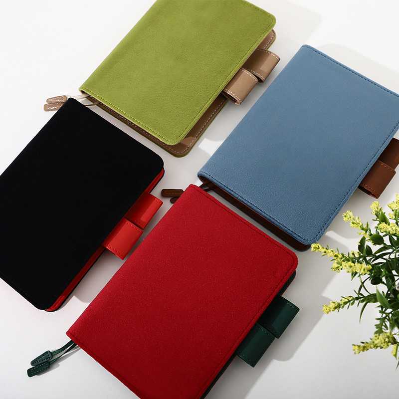 A6 Hobo French Velvet Fabric R - Vintage Leather Journal Notebook review and price